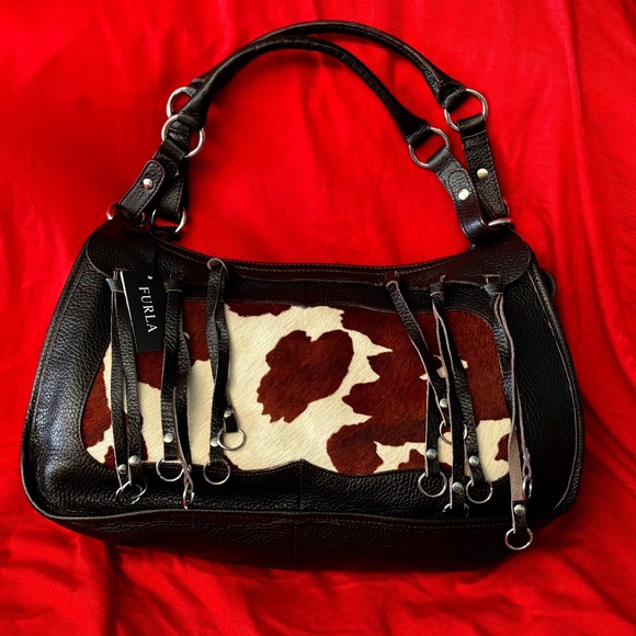 NWT FURLA Handbag …New, Gorgeous, Unique, Vintage and PERFECT - Picture 1 of 9